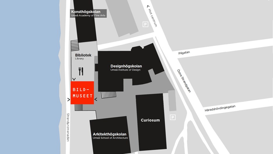 Map to find Bildmuseet